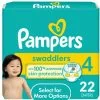 Pampers Swaddlers Active Baby Diaper Size 4 22 Count