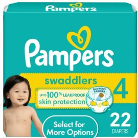 Pampers Swaddlers Active Baby Diaper Size 4 22 Count
