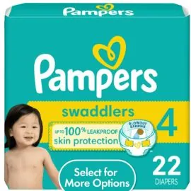 Pampers Swaddlers Active Baby Diaper Size 4 22 Count