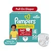 Pampers Swaddlers 360 Pull-On Baby Diapers Size 4, 56 Count