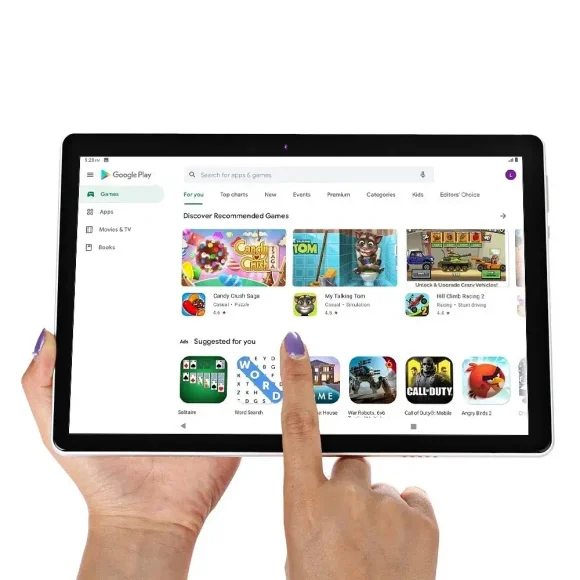 Color: Pink, Bundle: Bundle 2 - New 10.1 Inch Android Tablet Pc Google Play Dual Cameras Octa Core Dual SIM Phone Call Tablets Bluetooth Wifi 4GB RAM 64GB ROM - Image 3