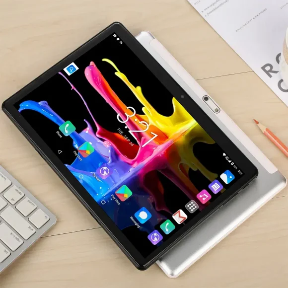 Color: Pink, Bundle: Bundle 2 - New 10.1 Inch Android Tablet Pc Google Play Dual Cameras Octa Core Dual SIM Phone Call Tablets Bluetooth Wifi 4GB RAM 64GB ROM - Image 7