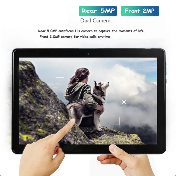 Color: Pink, Bundle: Bundle 2 - New 10.1 Inch Android Tablet Pc Google Play Dual Cameras Octa Core Dual SIM Phone Call Tablets Bluetooth Wifi 4GB RAM 64GB ROM - Image 5