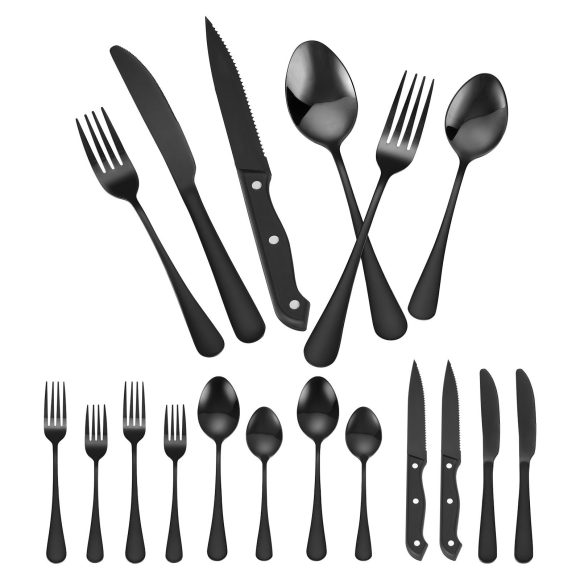 48-Piece Silverware Set Stainless Steel Cutlery Flatware Utensil Kitchen for 8