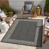 Sunshine GC_HAR2002 Anthracite 7 ft. 10 in. x 10 ft. 3 in. Indoor/Outdoor Area Rug - Image 3