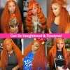 350 Ginger Orange Wig