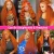 350 Ginger Orange Wig