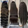 40 Inch Frontal Glueless Full Hd Lace Wigs Human Hair Unprocessed 100% Cuticle Aligned Virgin Raw Indian Hair Lace Wig for Women - Image 2