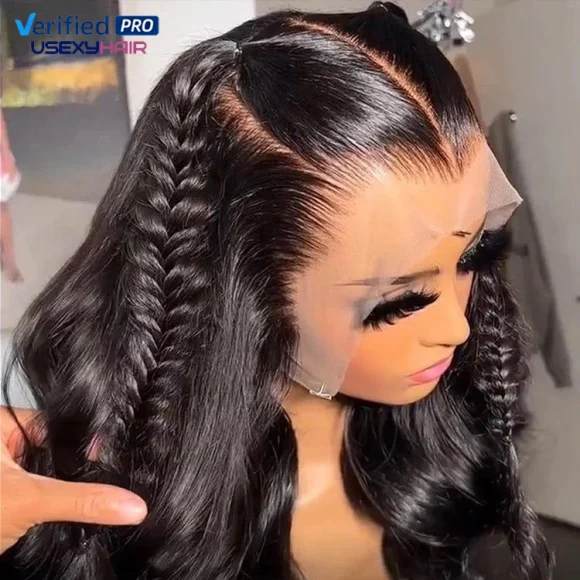40 Inch Frontal Glueless Full Hd Lace Wigs Human Hair Unprocessed 100% Cuticle Aligned Virgin Raw Indian Hair Lace Wig for Women - Image 6
