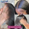 40 Inch Frontal Glueless Full Hd Lace Wigs Human Hair Unprocessed 100% Cuticle Aligned Virgin Raw Indian Hair Lace Wig for Women