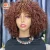 Afro Kinky Curly bang wig