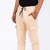 Cotton Blend Cargo Joggers