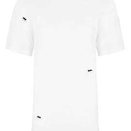 Ants Embroidered T-Shirt White Men