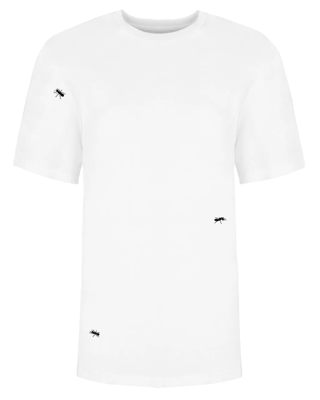 Ants Embroidered T-Shirt White Men
