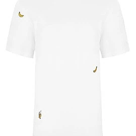 Bananas Embroidered T-Shirt White Men