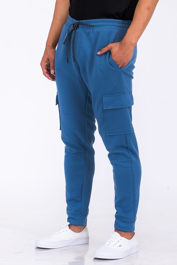 Cotton Blend Cargo Joggers - Image 13