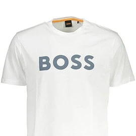 BOSS SHORT SLEEVE T-SHIRT MEN WHITE