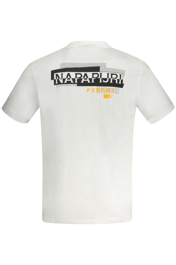 NAPAPIJRI SHORT SLEEVE T-SHIRT MEN WHITE - Image 2