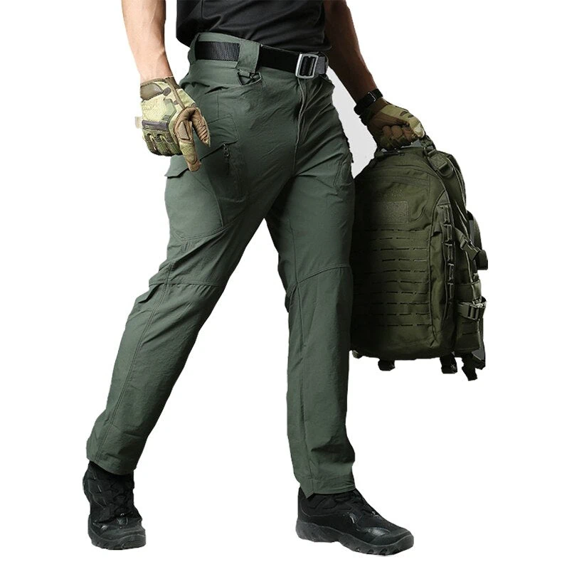 Tactical Pants Men Summer Quick Dry Multi-pockets Military Pants Lightweight Stretch Cargo Work Hike Pants Trousers 40 - Image 3