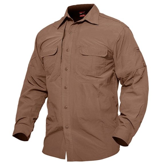 Shirts Men Summer Quick Drying Military Tactical Shirts Long Sleeve Breathable Combat Work Shirt Man Clothing - Image 5