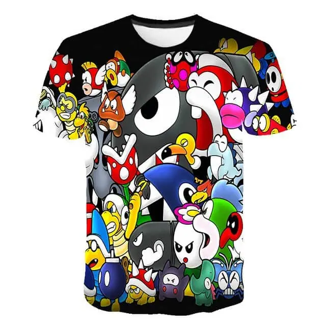 Men t-shirt Mario in love tshirt Women t shirt - Image 2