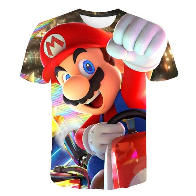 Men t-shirt Mario in love tshirt Women t shirt - Image 3