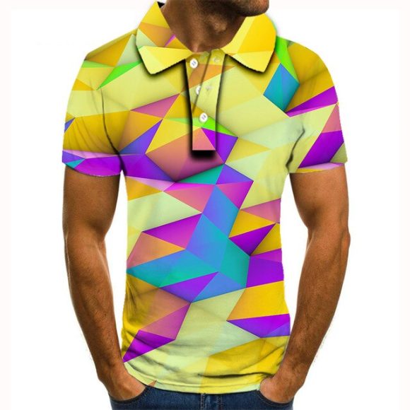 Polo shirt men men clothing polo shirt men Summer Men's Short Sleeve Polo Shirt High Quality Men Printed Polo Shirt - Image 48