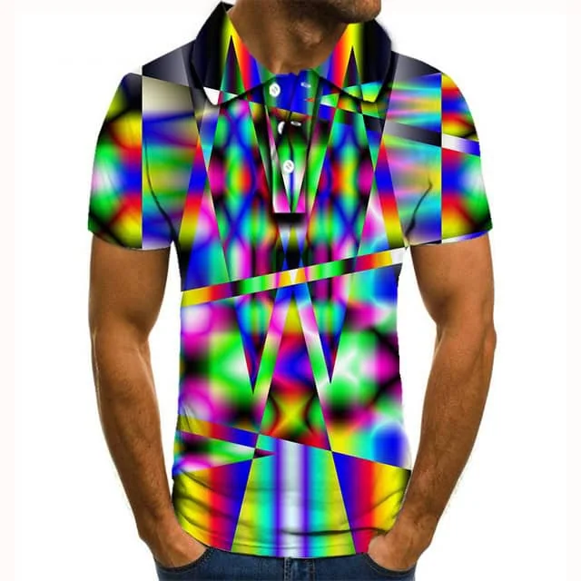 Polo shirt men men clothing polo shirt men Summer Men's Short Sleeve Polo Shirt High Quality Men Printed Polo Shirt - Image 10