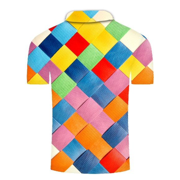 Polo shirt men men clothing polo shirt men Summer Men's Short Sleeve Polo Shirt High Quality Men Printed Polo Shirt - Image 3