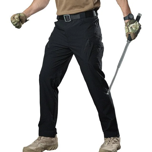Tactical Pants Men Summer Quick Dry Multi-pockets Military Pants Lightweight Stretch Cargo Work Hike Pants Trousers 40 - Image 23