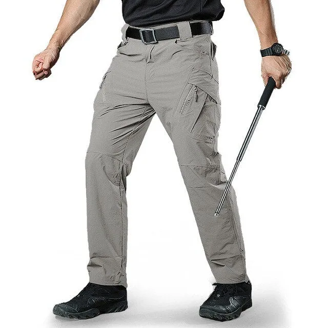 Tactical Pants Men Summer Quick Dry Multi-pockets Military Pants Lightweight Stretch Cargo Work Hike Pants Trousers 40 - Image 45