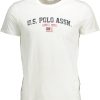 US POLO T-SHIRT SHORT SLEEVES MEN WHITE