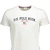 US POLO T-SHIRT SHORT SLEEVES MEN WHITE