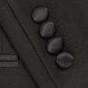 "London" Black Tuxedo Jacket - Image 3