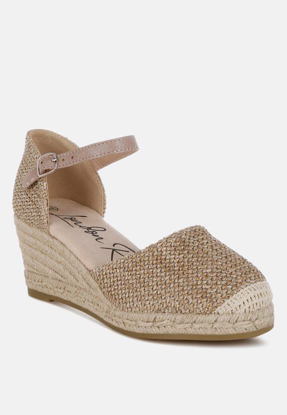 Kalista Raffia Woven Wedge Sandals - Image 2