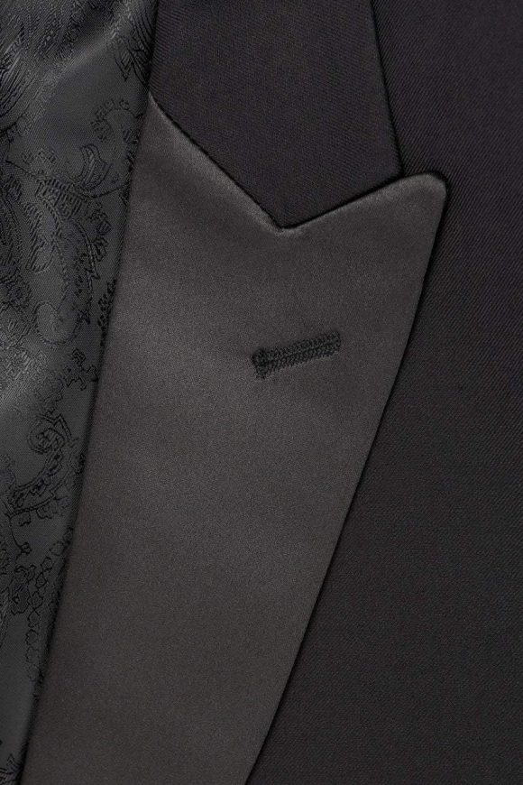 "Edward" Black Tuxedo Tailcoat - Image 2