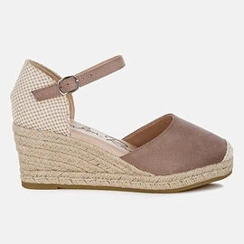 Paryor Microfiber Espadrilles Sandals