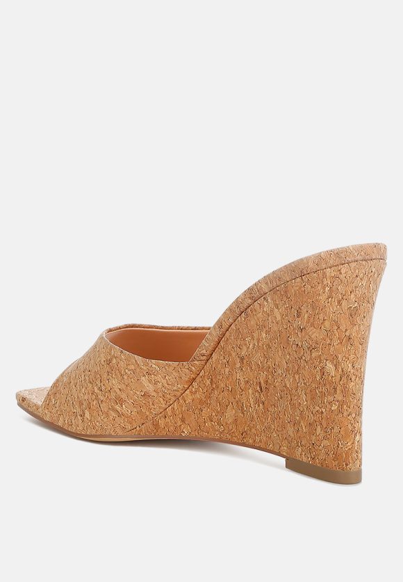 Shiloy Cork Wedge Sandals - Image 3