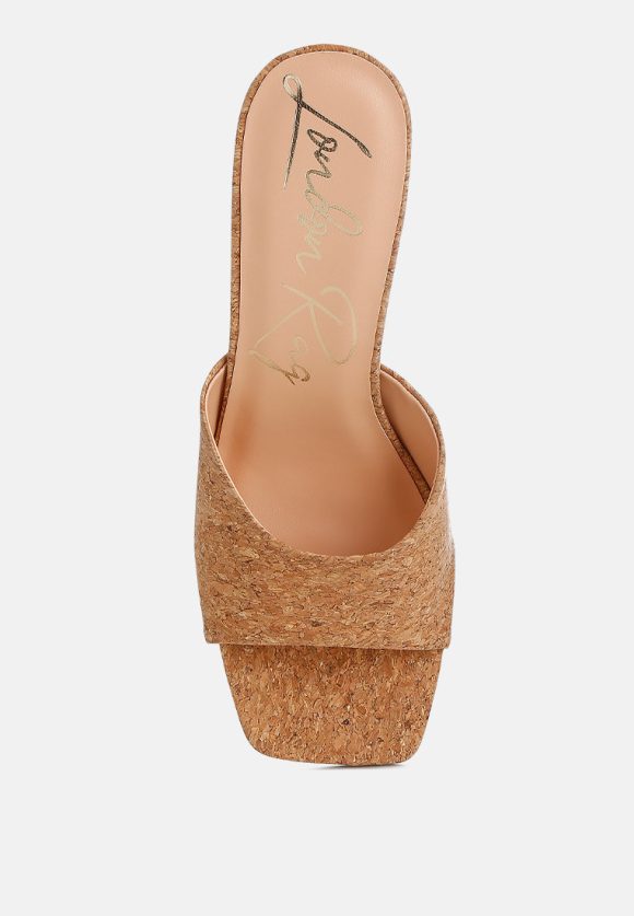 Shiloy Cork Wedge Sandals - Image 4