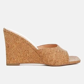 Shiloy Cork Wedge Sandals