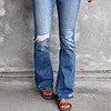 Angelina Distressed Flare Jeans