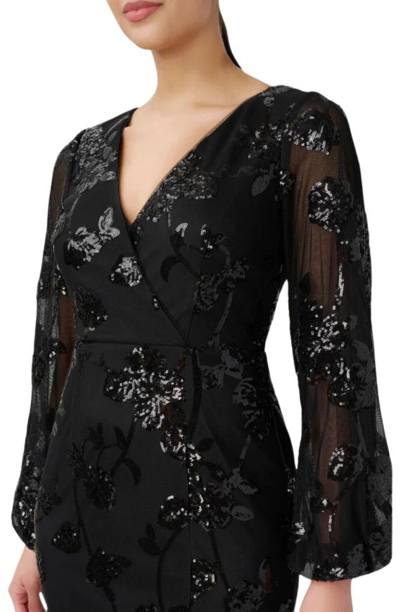 Adrianna Papell Women Sequined Sheath Dress - Image 5
