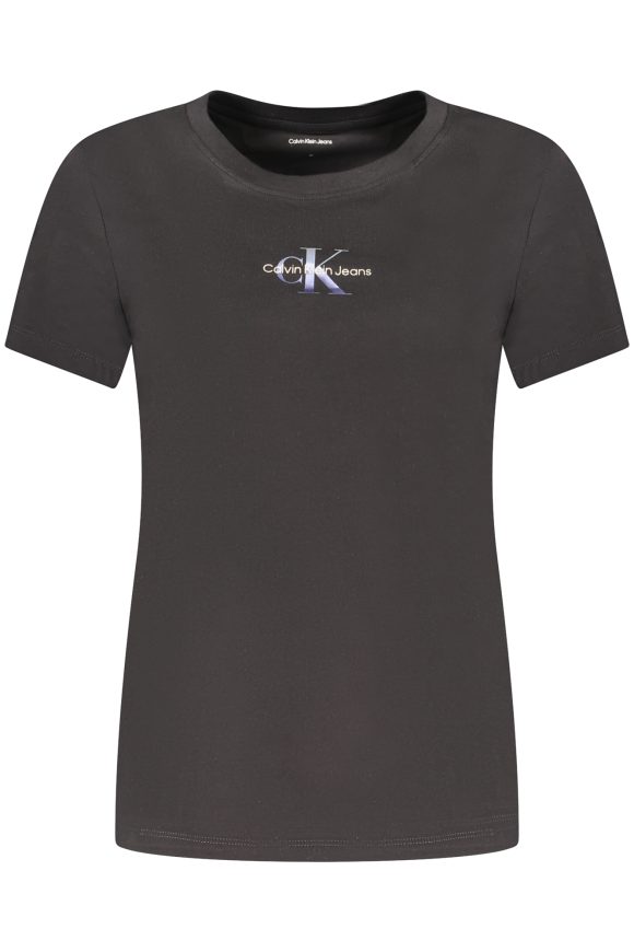 CALVIN KLEIN SHORT SLEEVE T-SHIRT WOMEN BLACK