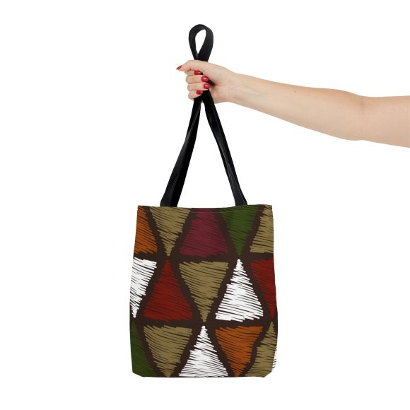 Large Tote Bag Multicolor Tribal Pattern - Image 5