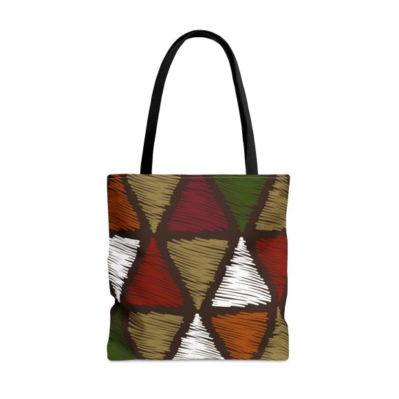 Large Tote Bag Multicolor Tribal Pattern - Image 2