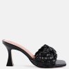 Celie Woven Strap Mid Heel Sandals - Image 20