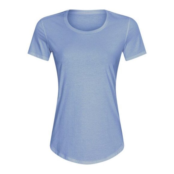 Cotton Yoga Exercise Workout T-shirt Women Anti-sweat Hip-length Running Fitness Gym Short Sleeve Shirts Tee - Image 15