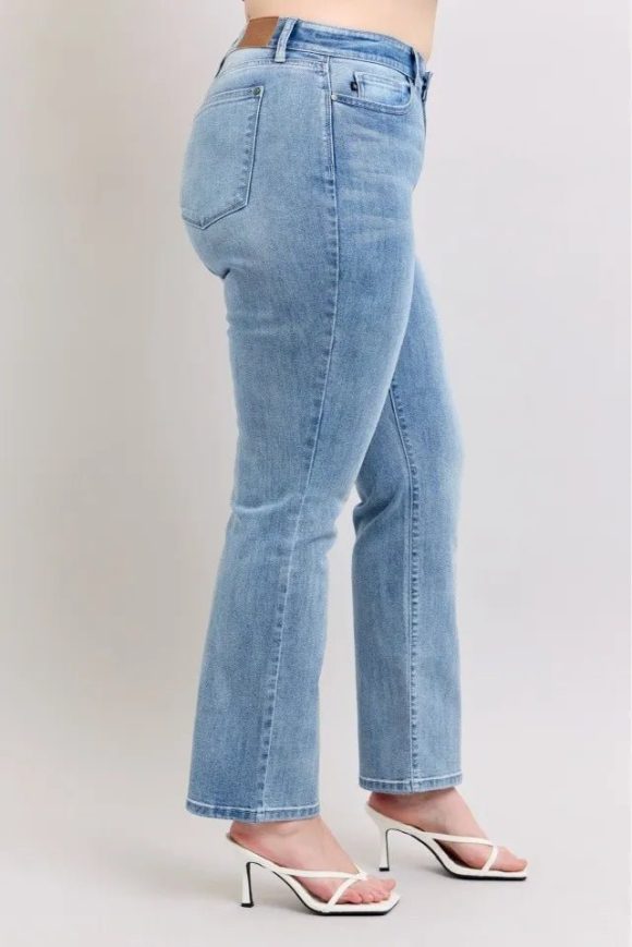 Judy Blue Plus Size High Waist Dad Jeans - Image 5