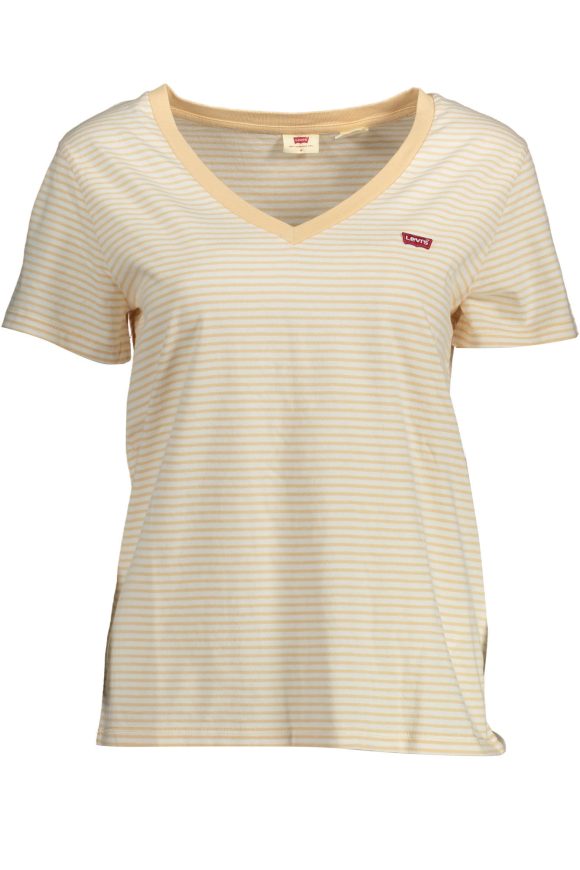 LEVI'S SHORT SLEEVE T-SHIRT WOMEN BEIGE