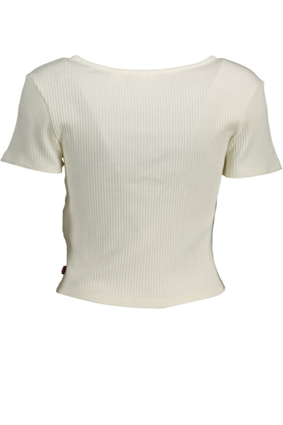 LEVI'S SHORT SLEEVE T-SHIRT WOMEN WHITE - Image 2